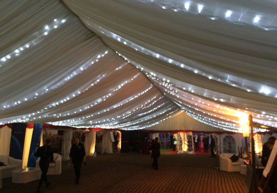Marquee fairy lights